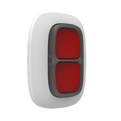 AJAX#30624 – Ajax DoubleButton Jeweller Wireless Hold-Up / Panic Button (White)