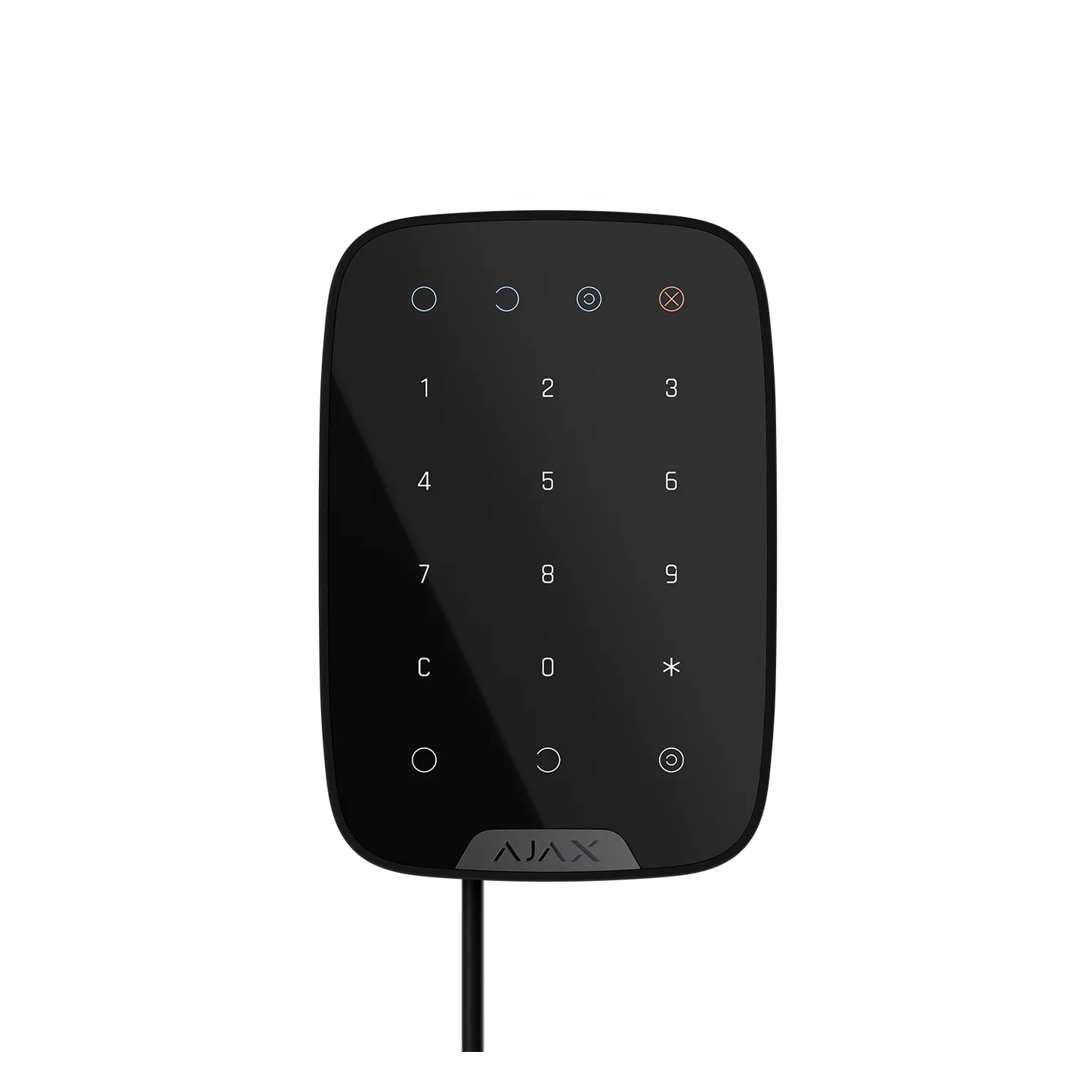 AJAX#44401 Ajax Superior KeyPad Fibra Wired Touch Keypad – White / Black
