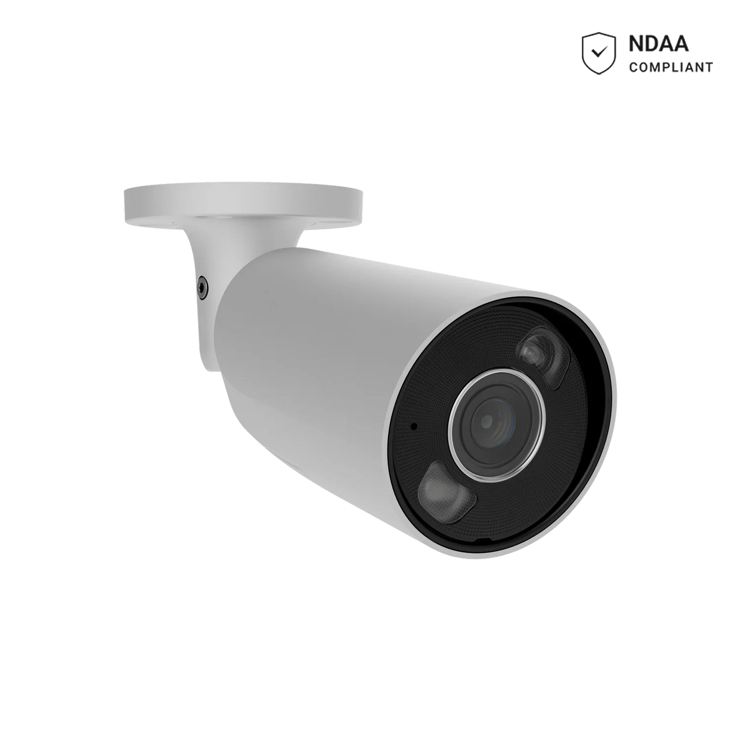 AJAX#126257 Ajax 8MP 2.8mm Bullet HL IP Security Camera – White / Black