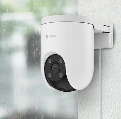 EZVIZ H8c 4G 2K Pan & Tilt Outdoor Security Camera – AI Detection, Color Night Vision, Dual 4G/Ethernet Connectivity, No Wi-Fi Required