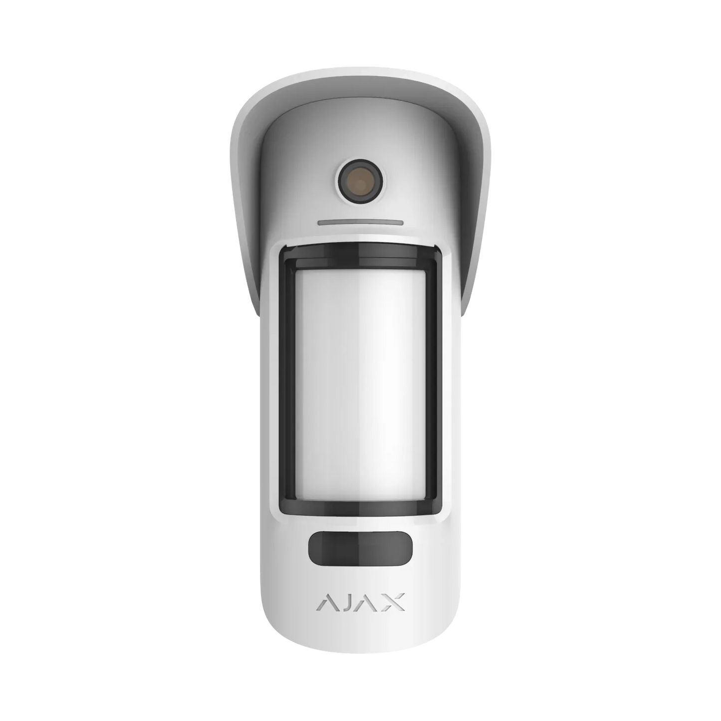 AJAX#45854 Ajax MotionCam Outdoor (PhOD) Jeweller with Hood Wireless Outdoor Motion Detector with Advanced Photo Verification White
