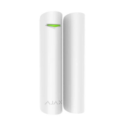 AJAX#30622 Ajax DoorProtect Plus Jeweller Wireless Opening, Shock & Tilt Detector – White / Black | Advanced Door & Window Sensor