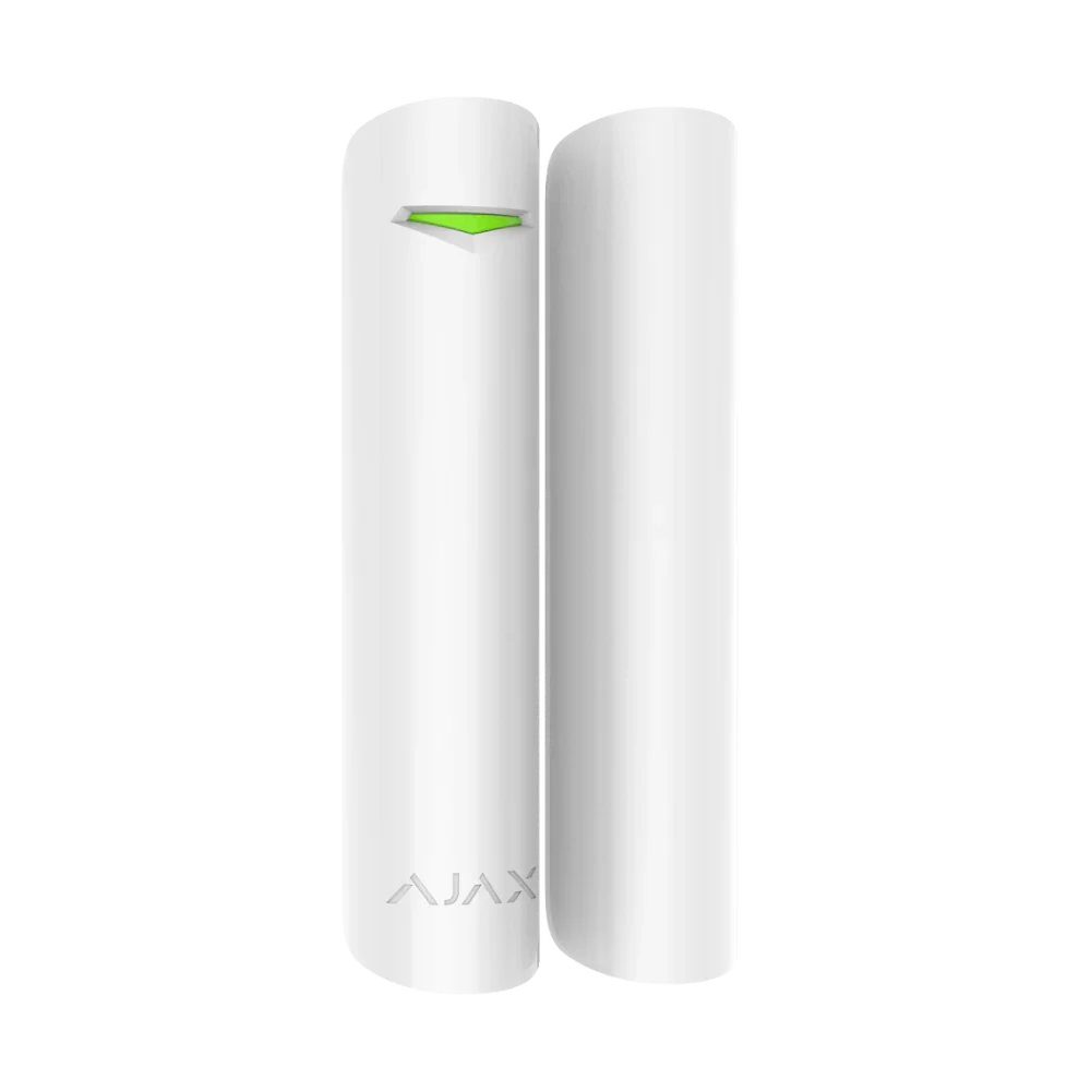 AJAX#30622 Ajax DoorProtect Plus Jeweller Wireless Opening, Shock & Tilt Detector – White / Black | Advanced Door & Window Sensor
