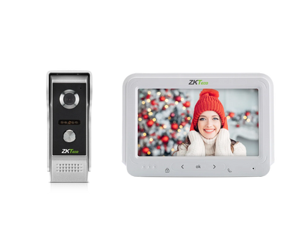 ZKTeco VK07-A50L Kit – 4-Wire Intercom Kit with Villa Door Station & Indoor Monitor