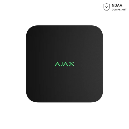 AJAX#80217 Ajax 8CH Network Video Recorder (NVR) Without HDD – Black