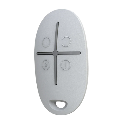 AJAX#30670 – Ajax SpaceControl Jeweller Wireless Key Fob with Panic Button (White)