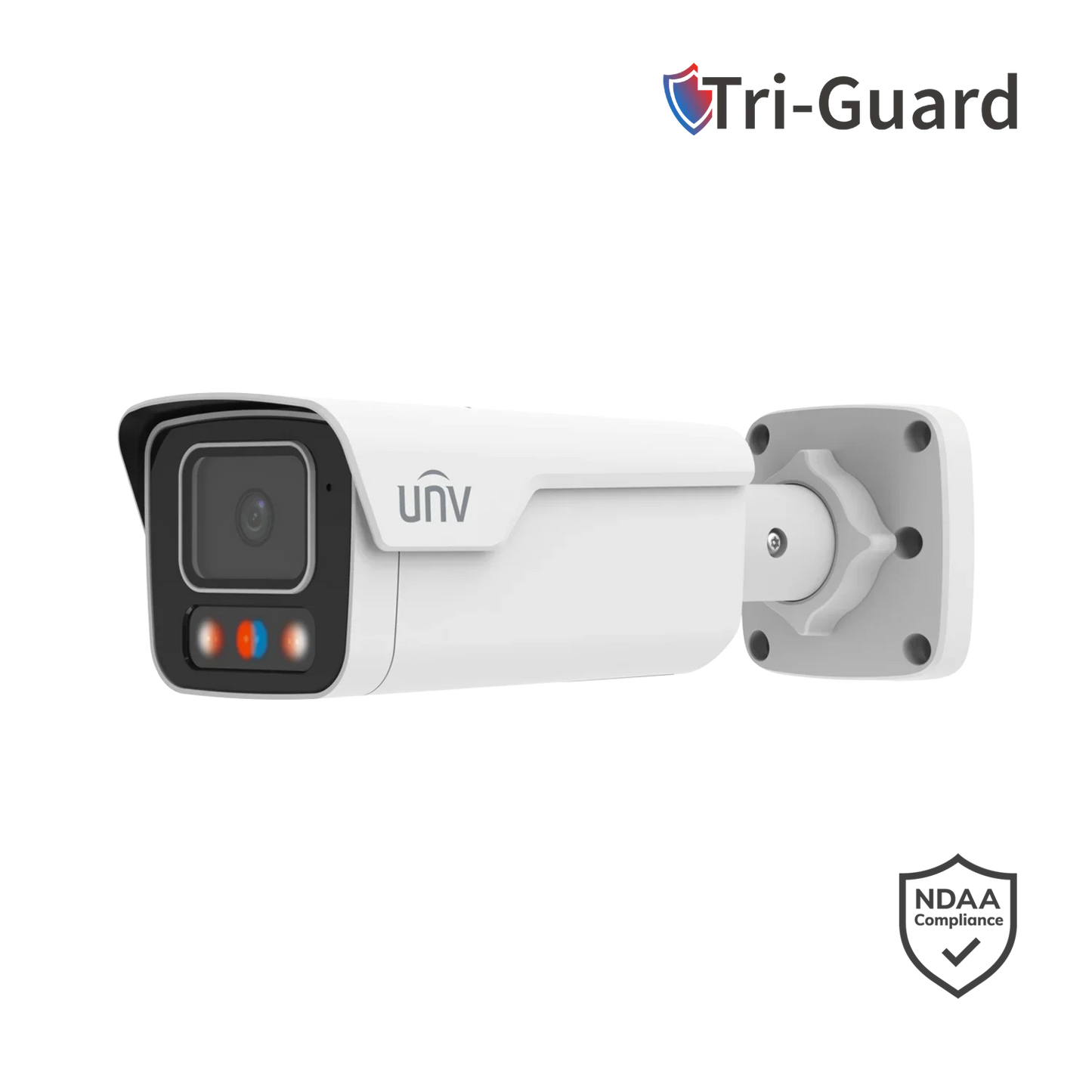 Uniview IPC2B18SS-ADF28KMC-I1 8MP Triguard Smart Bullet Network Camera with Warning Light & Speaker – Ultra HD Surveillance, IP67 Rated