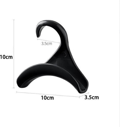 Bag Hanger - 10 Pieces - Bag Hangers - Hanging Hooks - Handbag Hook For Wardrobe - Hangers - Handbag - Clothes Hanger - Bags - Handbag Hanger For Wardrobe - For Hanging Bags/Wallets/Handbags/Belts/Scarves/Hats/Clothing - Black And White