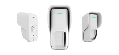 AJAX#107870 Ajax Curtain Outdoor Jeweller White Wireless Outdoor Curtain Motion Detector