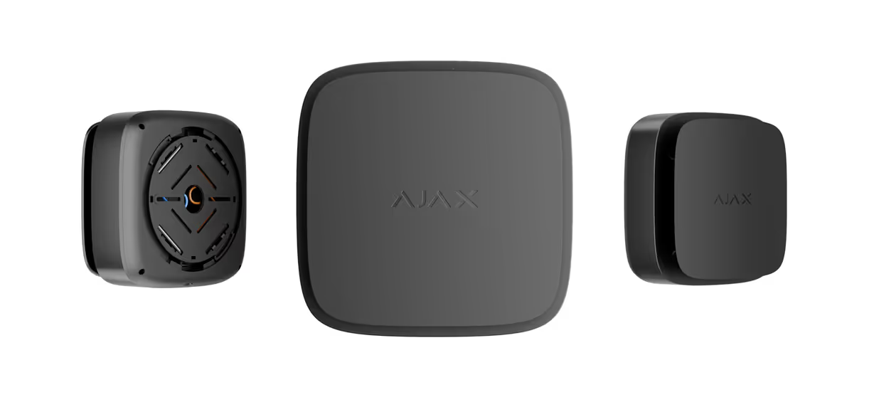AJAX#82203 Ajax FireProtect 2 AC (Heat/Smoke/CO) Jeweller Wireless Mains-Powered Heat, Smoke &amp; Carbon Monoxide Detector White/Black