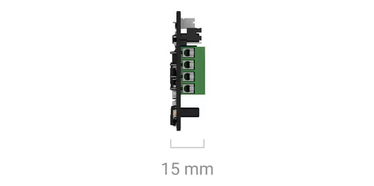 AJAX#61384 Ajax Superior LineProtect Fibra Protection Module| Surge, Overvoltage &amp; Sabotage Protection