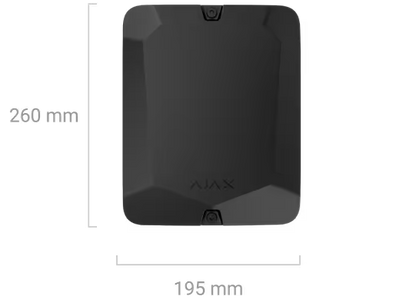 AJAX#67828 Ajax Fibra Case C (260) White / Black – Protective Enclosure for Superior LineSupply Fibra with 7Ah Backup Battery