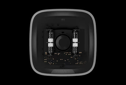 AJAX StreetSiren DoubleDeck Jeweller White/Black Wireless Outdoor Siren with Custom Faceplate – AJAX#30674