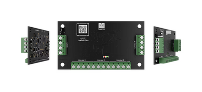 AJAX#57204 Ajax Superior LineSplit Fibra 4-Way Fibra Line Splitter Module, Wired Security System Expansion Module