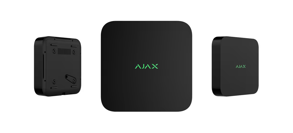 AJAX#80217 Ajax 8CH Network Video Recorder (NVR) Without HDD – Black