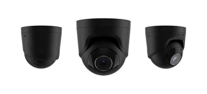 AJAX#64927 Ajax 8MP 2.8mm Turret IP Security Camera – White / Black