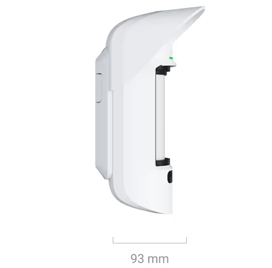 AJAX#45854 Ajax MotionCam Outdoor (PhOD) Jeweller with Hood Wireless Outdoor Motion Detector with Advanced Photo Verification White