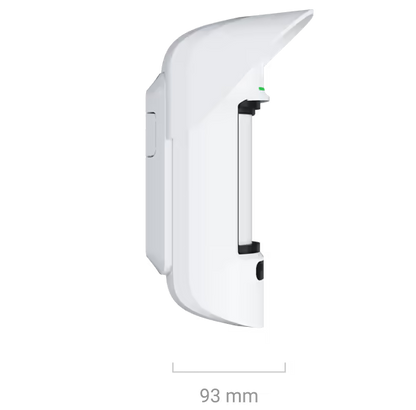 AJAX#45854 Ajax MotionCam Outdoor (PhOD) Jeweller with Hood Wireless Outdoor Motion Detector with Advanced Photo Verification White