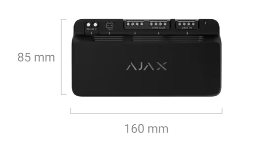 Ajax Superior LineSupply (45W) Fibra Additional Power Supply Module White / Black | AJAX#82131