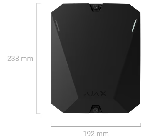 AJAX#30662 Ajax MultiTransmitter Jeweller White/Black Wireless Integration Module for 18 Wired Zones