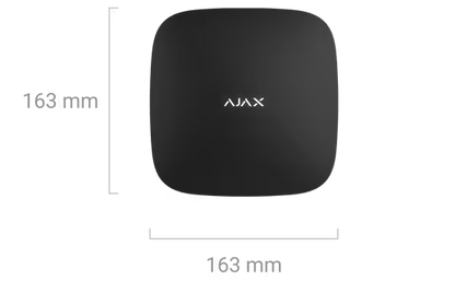 Ajax AJAX#80002 StarterKitPlus – Wireless Security Alarm Kit with Hub 2 Plus, MotionProtect Sensors, SpaceControl Remote and HomeSiren (White/Black)