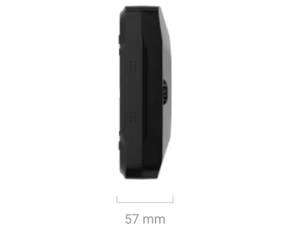 AJAX#62946 Ajax Superior Fibra Case B (175) White / Black – Protective Enclosure for Two Ajax Fibra Modules
