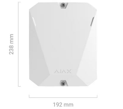 AJAX#71458 Ajax Superior Hub Hybrid (4G) Control Panel White / Black – Hybrid Alarm Hub with Fibra, Jeweller, Wings, Ethernet &amp; Dual SIM 4G Connectivity