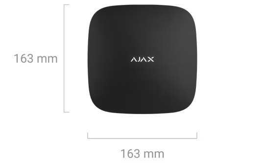 Ajax AJAX#80001 StarterKit – Wireless Security Alarm Kit with Hub 2, MotionProtect Sensors, SpaceControl Remote and HomeSiren (White/Black)