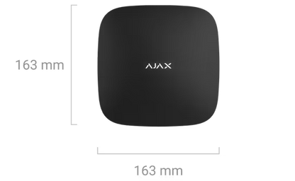 Ajax AJAX#80001 StarterKit – Wireless Security Alarm Kit with Hub 2, MotionProtect Sensors, SpaceControl Remote and HomeSiren (White/Black)