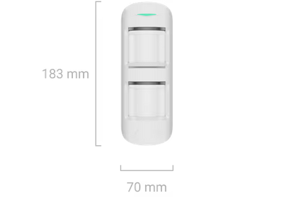 AJAX#30658 Ajax MotionProtect Outdoor Jeweller Wireless Outdoor PIR Motion Detector White