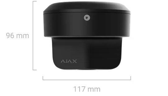 AJAX#168238 Ajax MountCam B1 Wall Mount Bracket for Security Cameras – White / Black