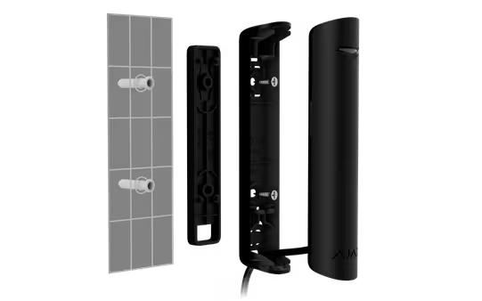AJAX#61340 Ajax Superior DoorProtect G3 Fibra Opening Detector with Shock, Tilt &amp; Magnetic Masking Protection White / Black