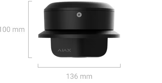 AJAX#168240 Ajax MountCam B2 Wall Mount Bracket for Security Cameras – White / Black