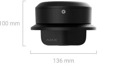 AJAX#168240 Ajax MountCam B2 Wall Mount Bracket for Security Cameras – White / Black