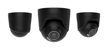 AJAX#126261 Ajax 5MP 2.8mm Turret HL IP Security Camera – White / Black