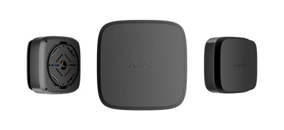 AJAX#82200 Ajax FireProtect 2 AC (Heat/Smoke) Jeweller Wireless Mains-Powered Heat &amp; Smoke Detector White/Black