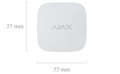 AJAX LifeQuality Jeweller Wireless Temperature, Humidity & CO₂ Monitor – White / Black | Indoor Air Quality Sensor | AJAX#46502
