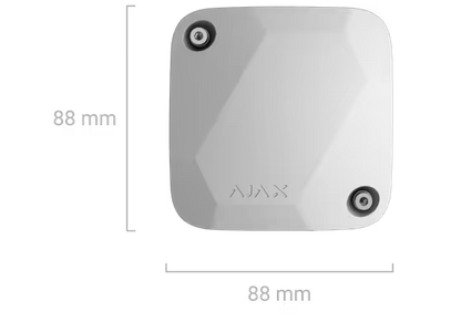 AJAX#117737 Ajax Superior SeismoProtect G3 Fibra Wired Seismic Detector with Shock Sensor – White / Black