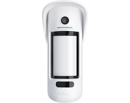 AJAX#45854 Ajax MotionCam Outdoor (PhOD) Jeweller with Hood Wireless Outdoor Motion Detector with Advanced Photo Verification White