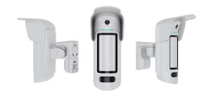 AJAX#107890 Ajax MotionCam Outdoor HighMount (PhOD) Jeweller White Wireless Outdoor Motion Detector with Photo Verification