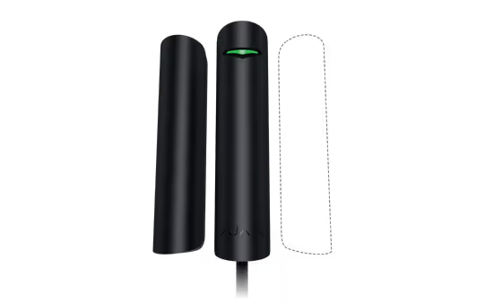 AJAX#61340 Ajax Superior DoorProtect G3 Fibra Opening Detector with Shock, Tilt &amp; Magnetic Masking Protection White / Black