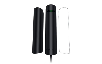 AJAX#61340 Ajax Superior DoorProtect G3 Fibra Opening Detector with Shock, Tilt &amp; Magnetic Masking Protection White / Black