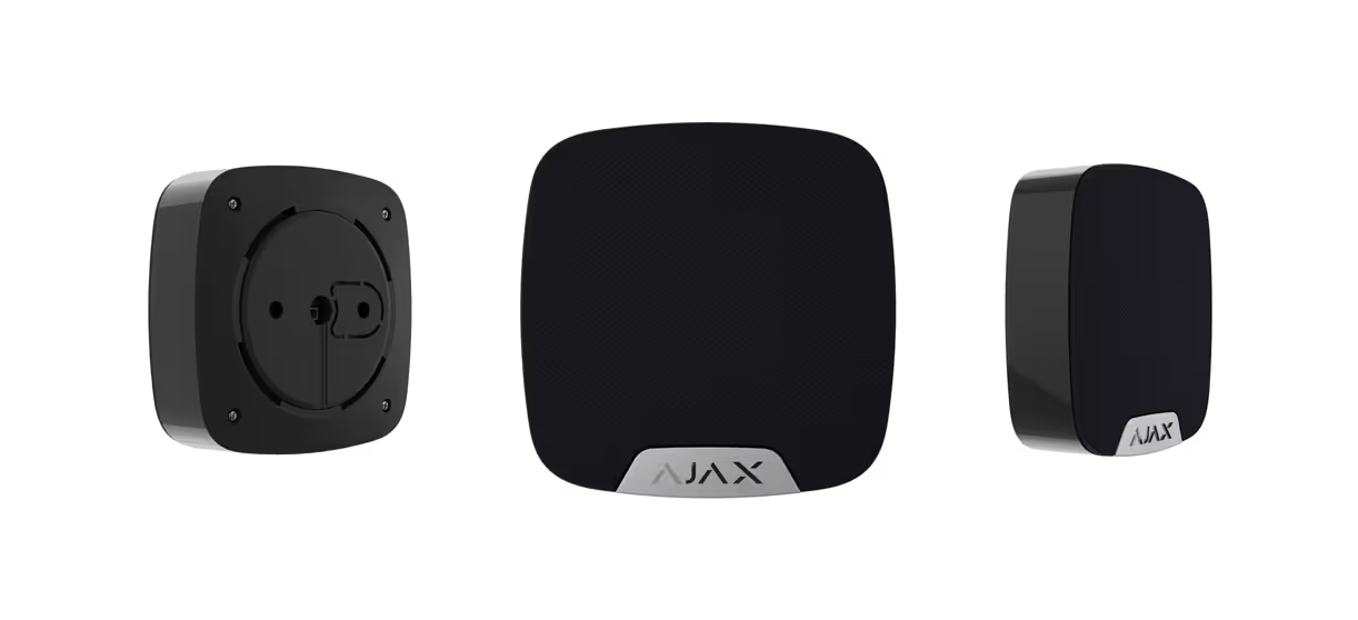 AJAX#30630 Ajax HomeSiren Jeweller Wireless Indoor Security Siren – White | 100 dB Alarm | 2000 m Range