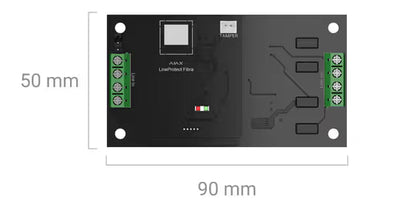 AJAX#61384 Ajax Superior LineProtect Fibra Protection Module| Surge, Overvoltage &amp; Sabotage Protection