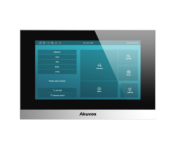 Akuvox C313SE SIP 7″ touch video intercom monitor ( replaced by S562)