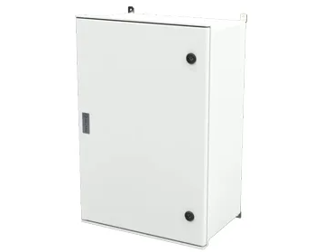 ALLBRO ALL-006/D/E Hinged Enclosure | 600x400x250mm | Grey SMC IP66 IK10 Flame Retardant with T-Locks & Internal Mounting Plate