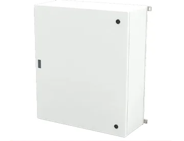 ALLBRO ALL-006/E Hinged Enclosure | 600x400x200mm | Grey SMC IP66 IK10 Industrial Electrical Cabinet with T-Locks & Internal Mounting Plate