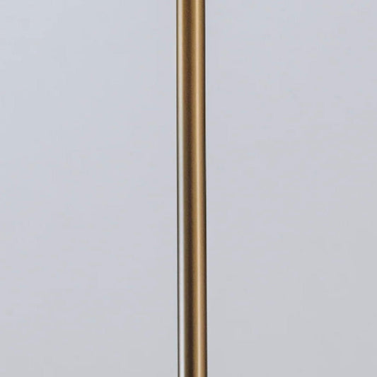 Gold extension rod, smooth cylindrical metal bar
