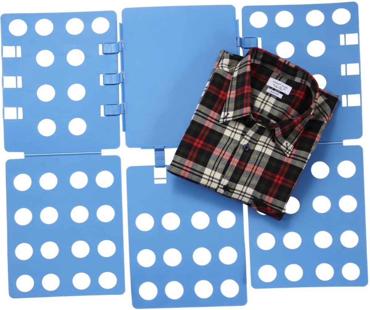 Clothes Folding Board - Laundry Folding Board - Folding Board - Folding Aid - Clothes Folder - Folding Aid - Shirt Organizer - Folding Board Folder - Flipfold - Folding Board for Shirts, Shirts, and Sweaters - Fold All Your Clothes Quickly and Easily - Bl