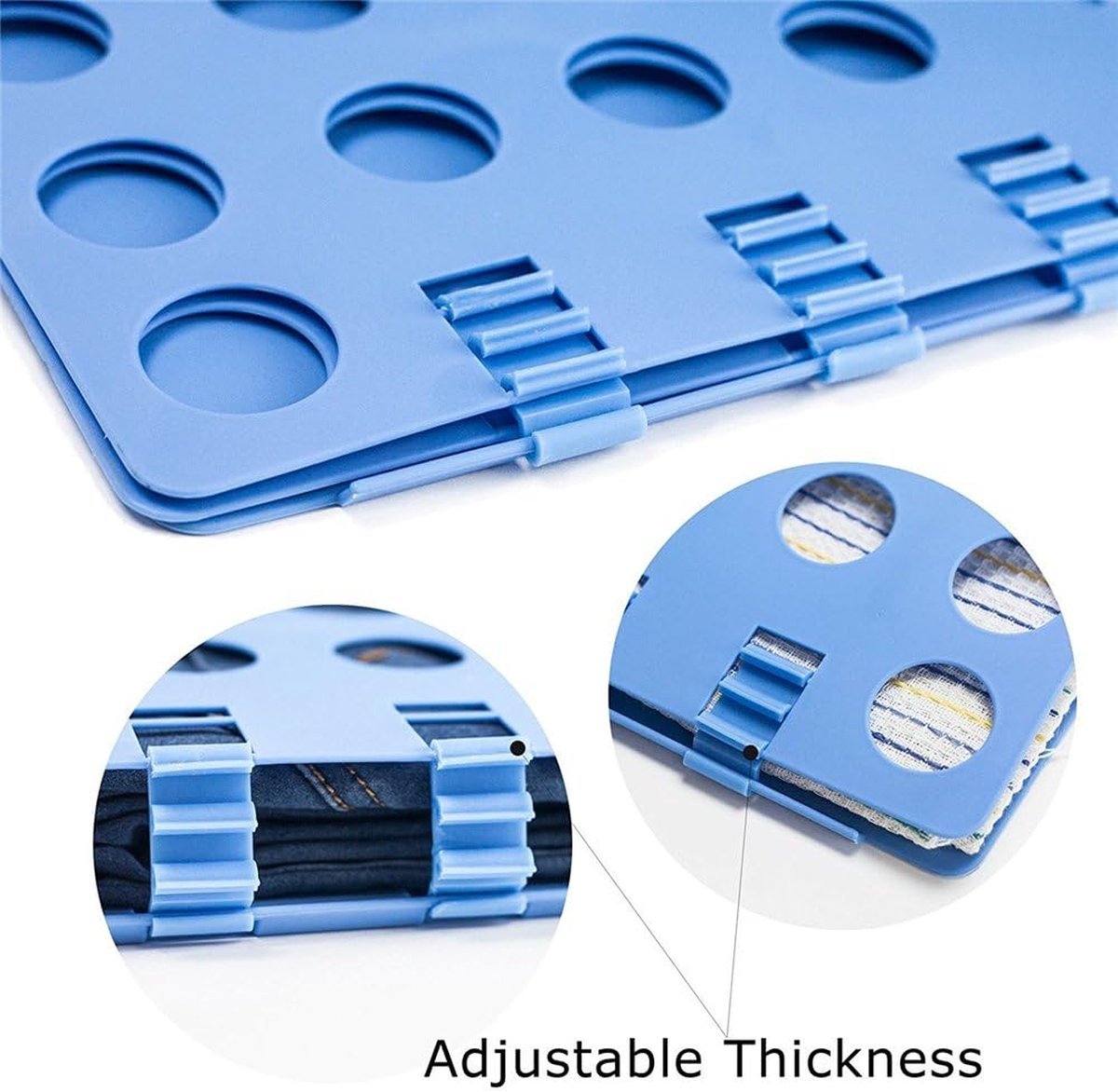 Clothes Folding Board - Laundry Folding Board - Folding Board - Folding Aid - Clothes Folder - Folding Aid - Shirt Organizer - Folding Board Folder - Flipfold - Folding Board for Shirts, Shirts, and Sweaters - Fold All Your Clothes Quickly and Easily - Bl